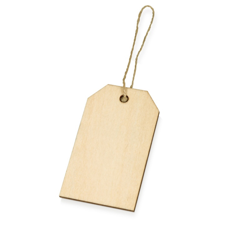 Набор деревянных ярлыков 9,3*5,5 см, 6шт