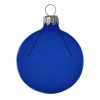Стеклянный шар синий полупрозрачный, заготовка шара 6 см, цвет 61