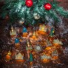 Ёлочная гирлянда с лампами «Достопримечательности мира»