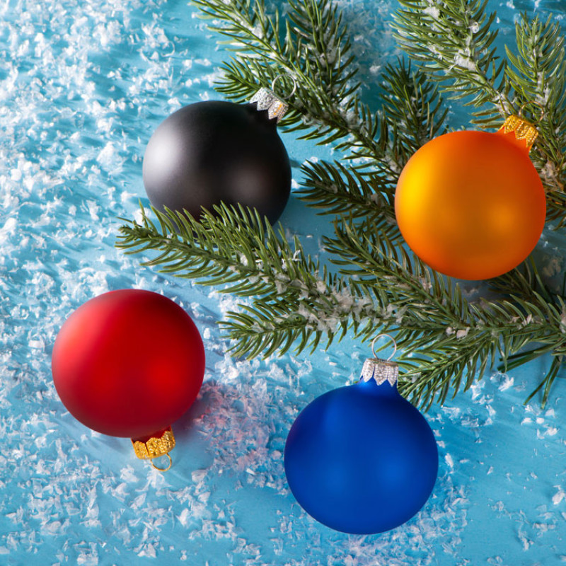 Стеклянный шар желтый матовый, заготовка шара 6 см, цвет 23, матовый