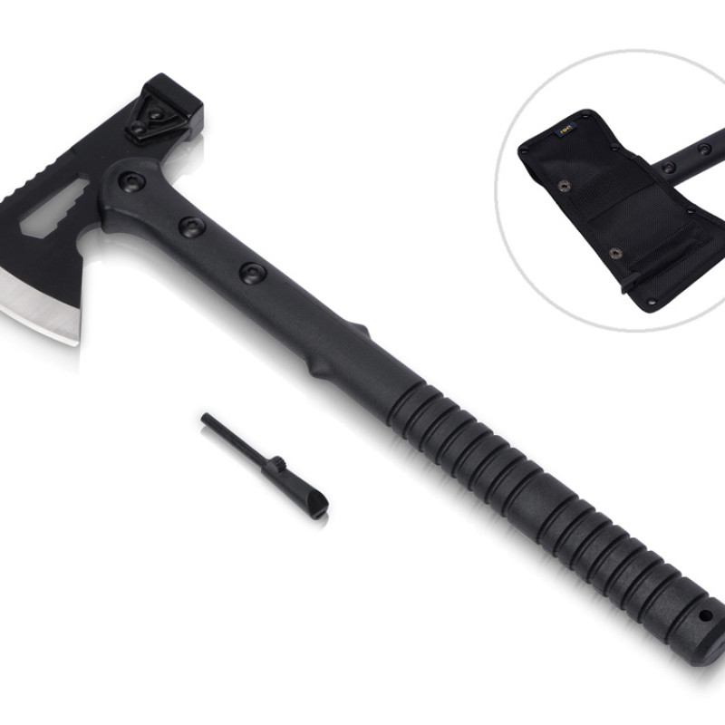 Топор 4-в-1 с огнивом «Lumber», черный