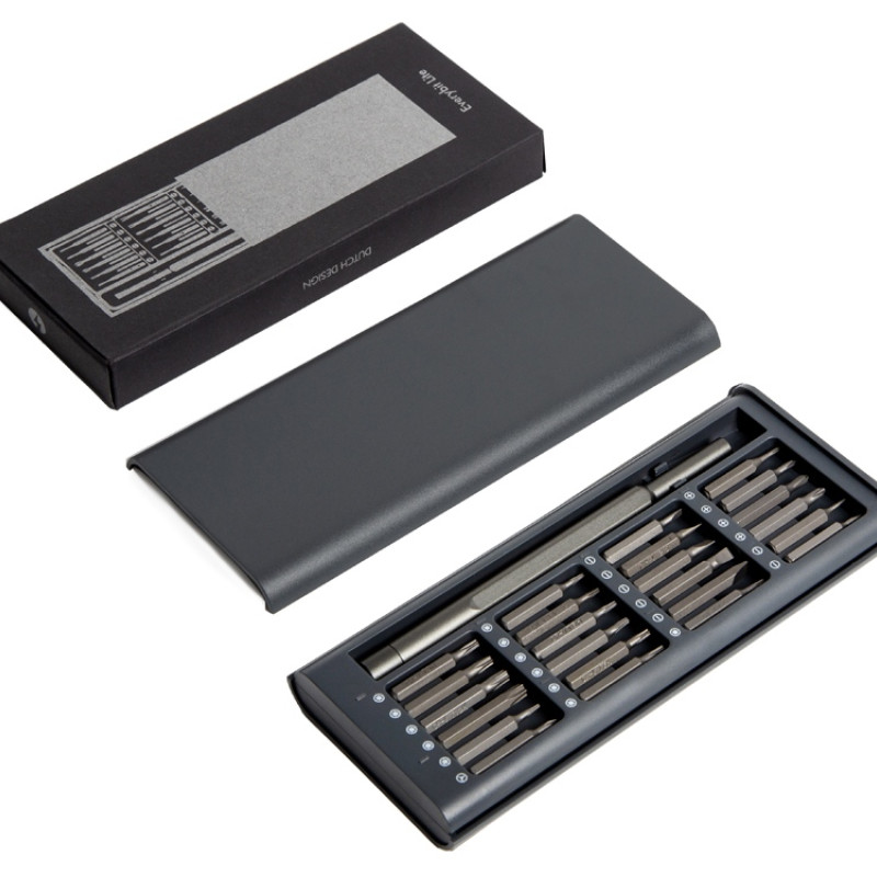 Набор отверток 24-в-1 «Everybit lite», серый