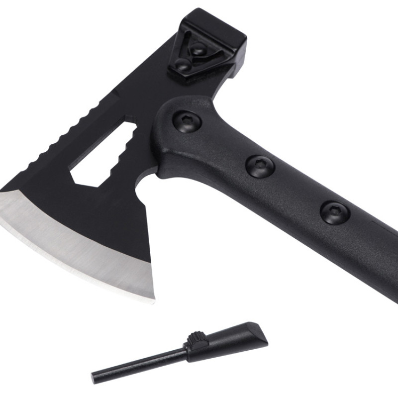 Топор 4-в-1 с огнивом «Lumber», черный