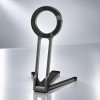 Магнитная подставка с карабином для телефона, чёрная, Deppa Магнитная подставка с карабином для телефона, чёрная, Deppa