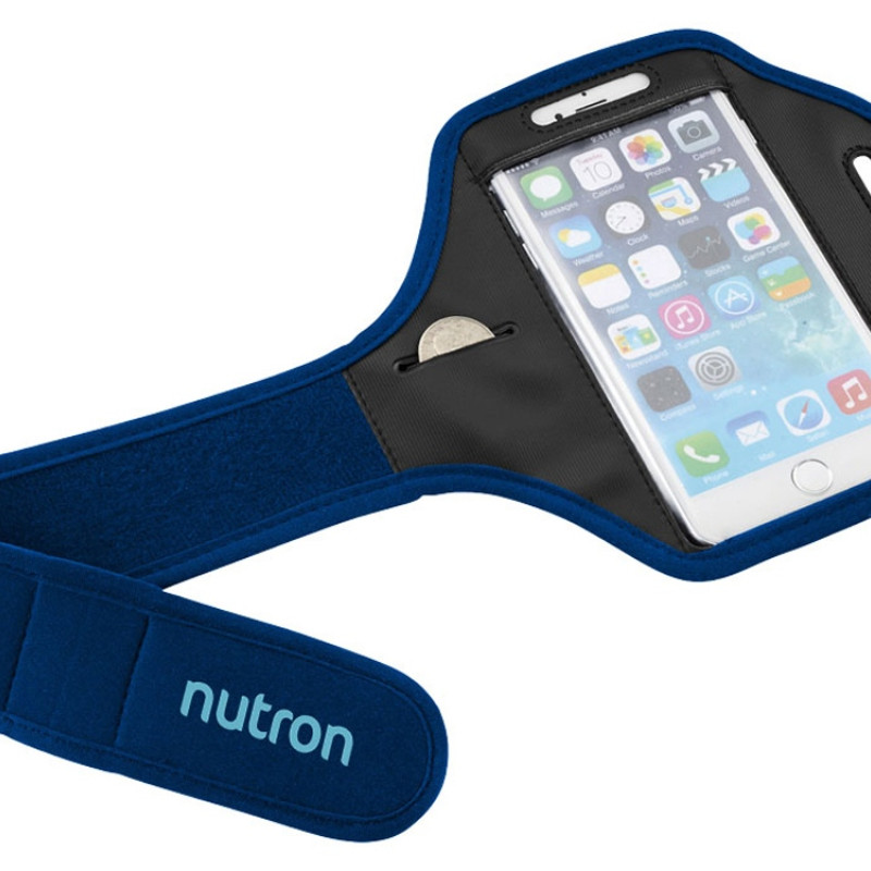 Наручный чехол Gofax для смартфонов с сенсорным экраном, ярко-синий/черный