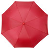 Зонт складной "Tulsa", полуавтоматический, 2 сложения, с чехлом, красный