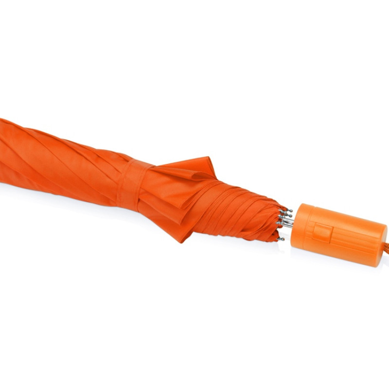 Зонт складной "Tulsa", полуавтоматический, 2 сложения, с чехлом, оранжевый