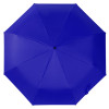 Зонт-автомат Dual с двухцветным куполом, голубой/черный (P)