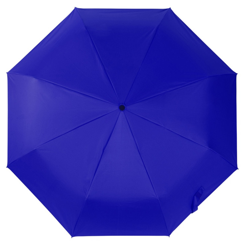 Зонт-автомат Dual с двухцветным куполом, голубой/черный (P)