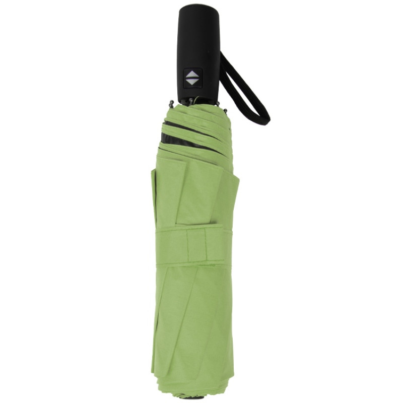 Зонт-автомат Dual с двухцветным куполом, зеленое яблоко/черный (Р)