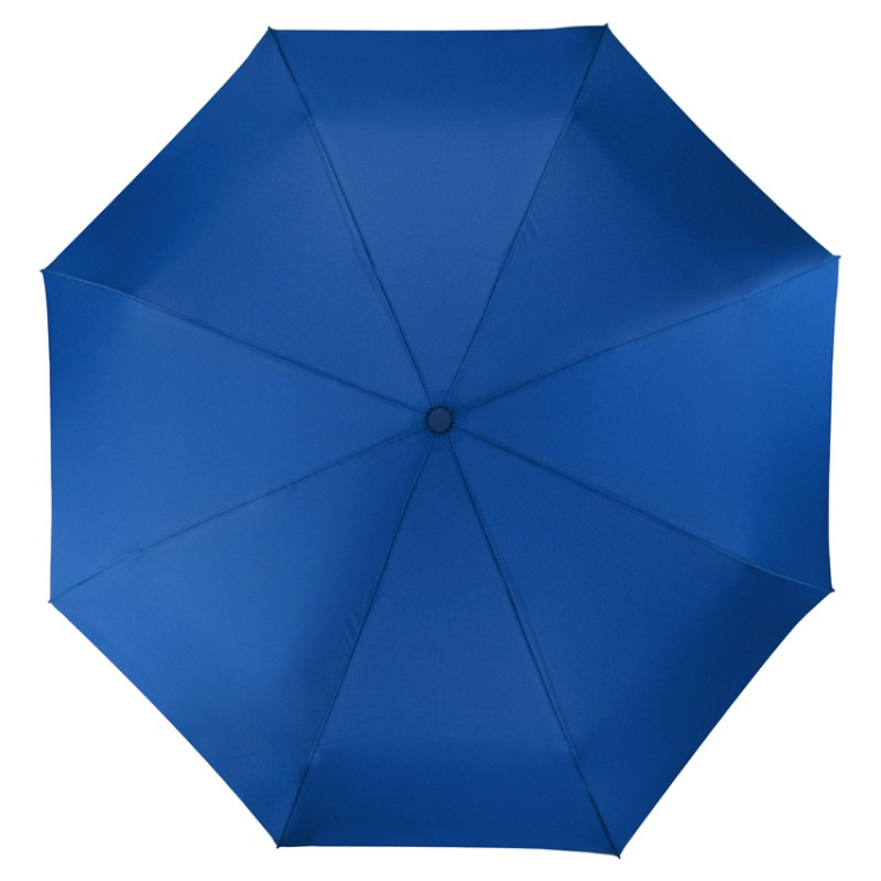 Зонт складной "Irvine", полуавтоматический, 3 сложения, с чехлом, синий