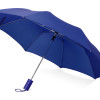 Зонт складной "Tulsa", полуавтоматический, 2 сложения, с чехлом, синий