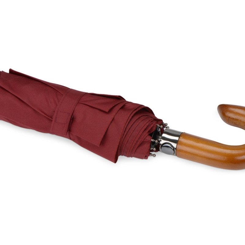 Зонт складной "Cary", полуавтоматический, 3 сложения, с чехлом, бордовый (P)