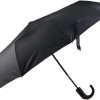 Складной зонт полуавтоматический, черный