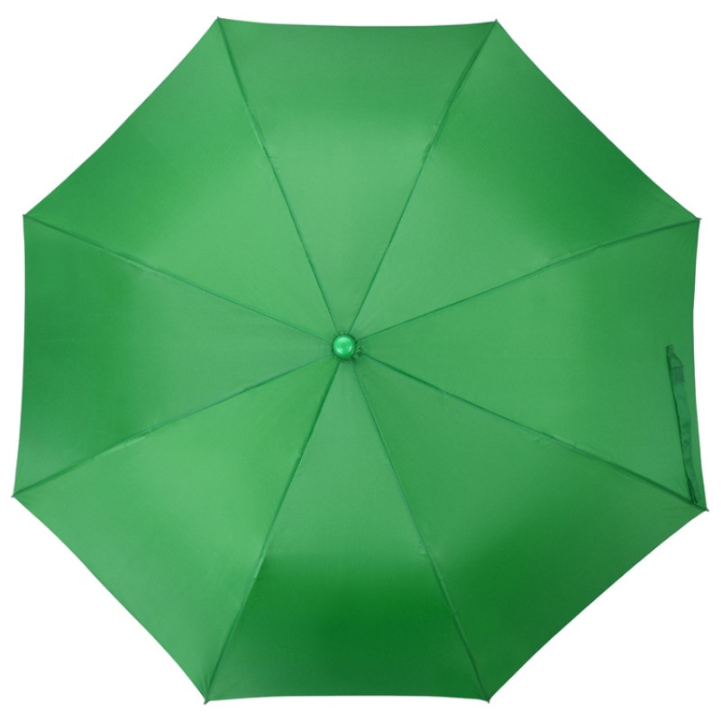 Зонт складной "Tulsa", полуавтоматический, 2 сложения, с чехлом, зеленый