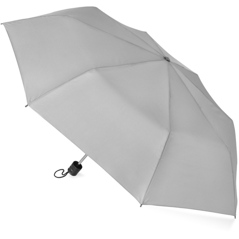 Зонт складной "Columbus", механический, 3 сложения, с чехлом, серый