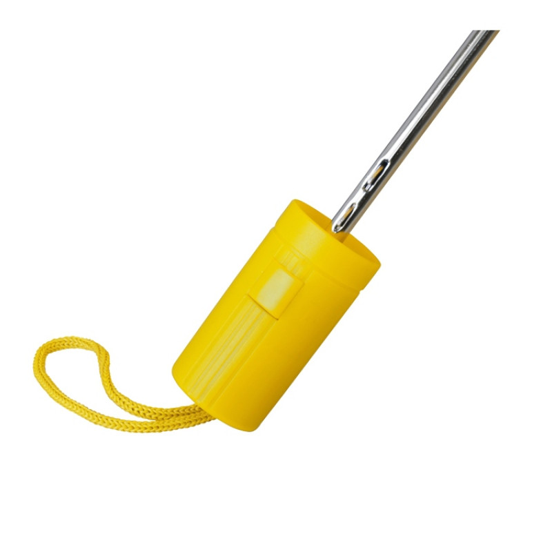 Зонт складной "Tulsa", полуавтоматический, 2 сложения, с чехлом, желтый