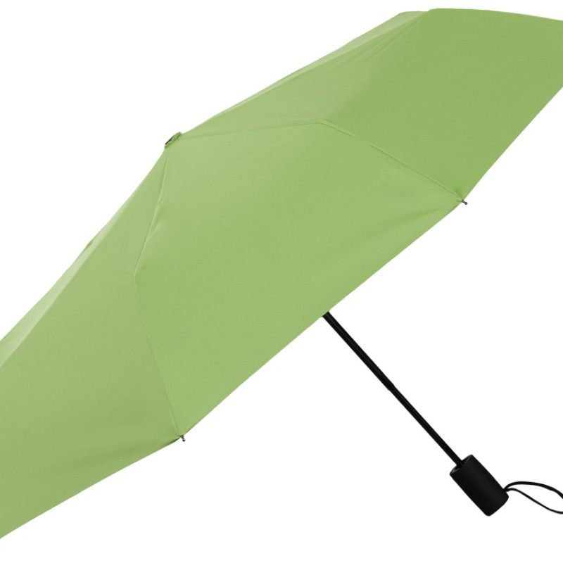 Зонт-автомат Dual с двухцветным куполом, зеленое яблоко/черный (Р)