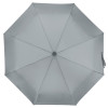 Зонт складной "Cary", полуавтоматический, 3 сложения, с чехлом, светло-серый