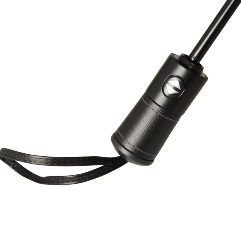 Зонт складной "Ontario", автоматический, 3 сложения, с чехлом, черный Зонт складной "Ontario", автоматический, 3 сложения, с чехлом, черный