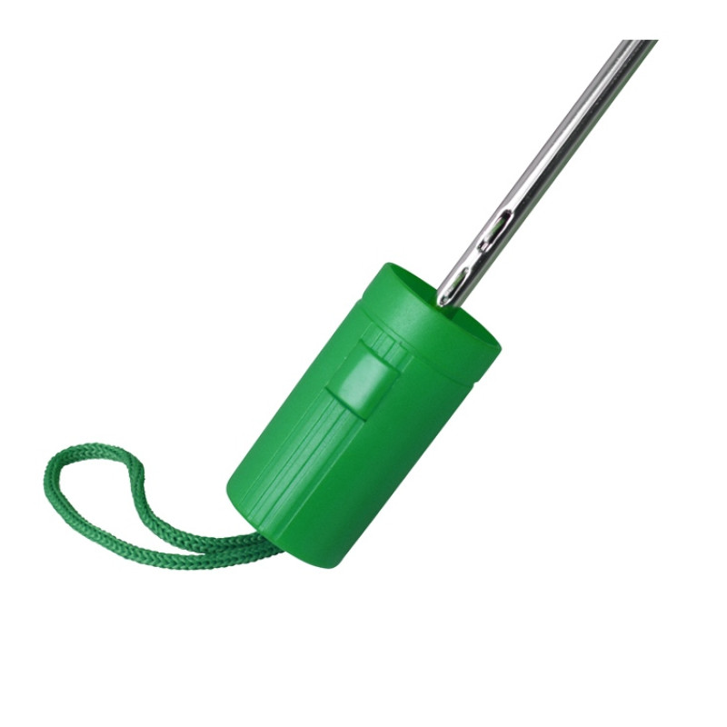 Зонт складной "Tulsa", полуавтоматический, 2 сложения, с чехлом, зеленый