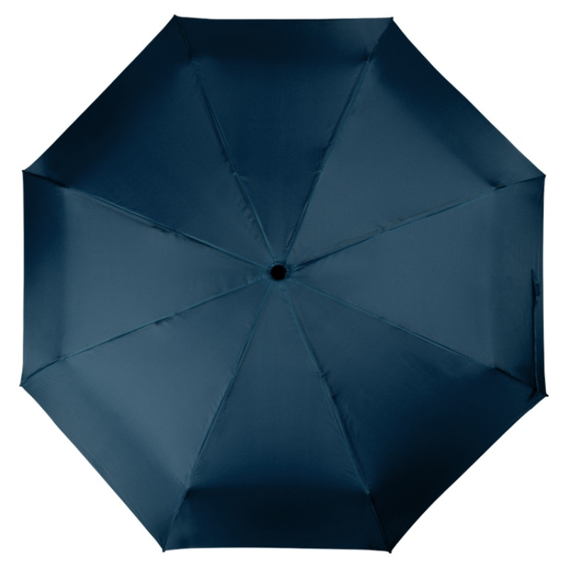 Зонт складной "Columbus", механический, 3 сложения, с чехлом, темно-синий