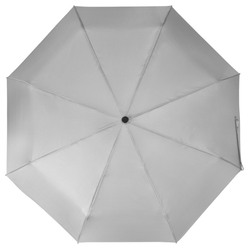 Зонт складной "Columbus", механический, 3 сложения, с чехлом, серый