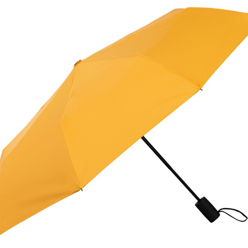 Зонт-автомат Dual с двухцветным куполом, желтый/черный (Р)