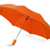 Зонт складной "Tulsa", полуавтоматический, 2 сложения, с чехлом, оранжевый