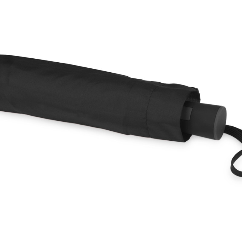 Зонт складной "Irvine", полуавтоматический, 3 сложения, с чехлом, черный
