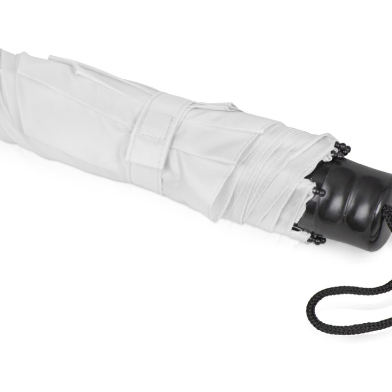 Зонт складной "Columbus", механический, 3 сложения, с чехлом, белый (P)
