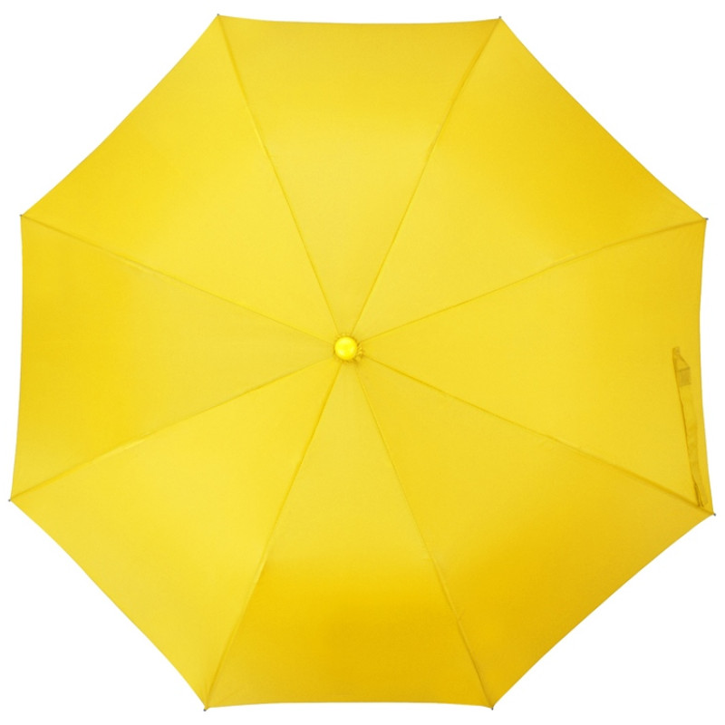 Зонт складной "Tulsa", полуавтоматический, 2 сложения, с чехлом, желтый