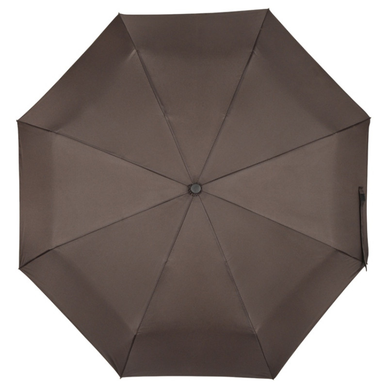 Зонт складной "Ontario", автоматический, 3 сложения, с чехлом, коричневый