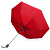 Зонт складной "Irvine", полуавтоматический, 3 сложения, с чехлом, красный