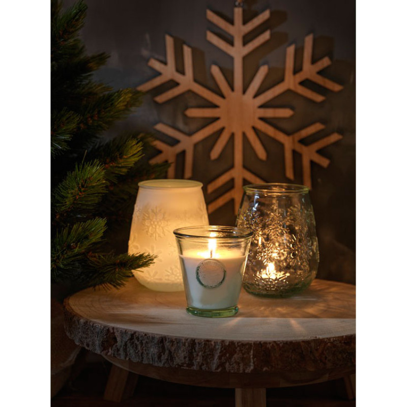 Подставка для чайной свечи Faro из переработанного стекла, прозрачный