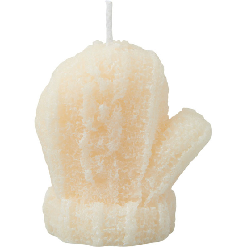 Свеча "Рукавичка", молочный