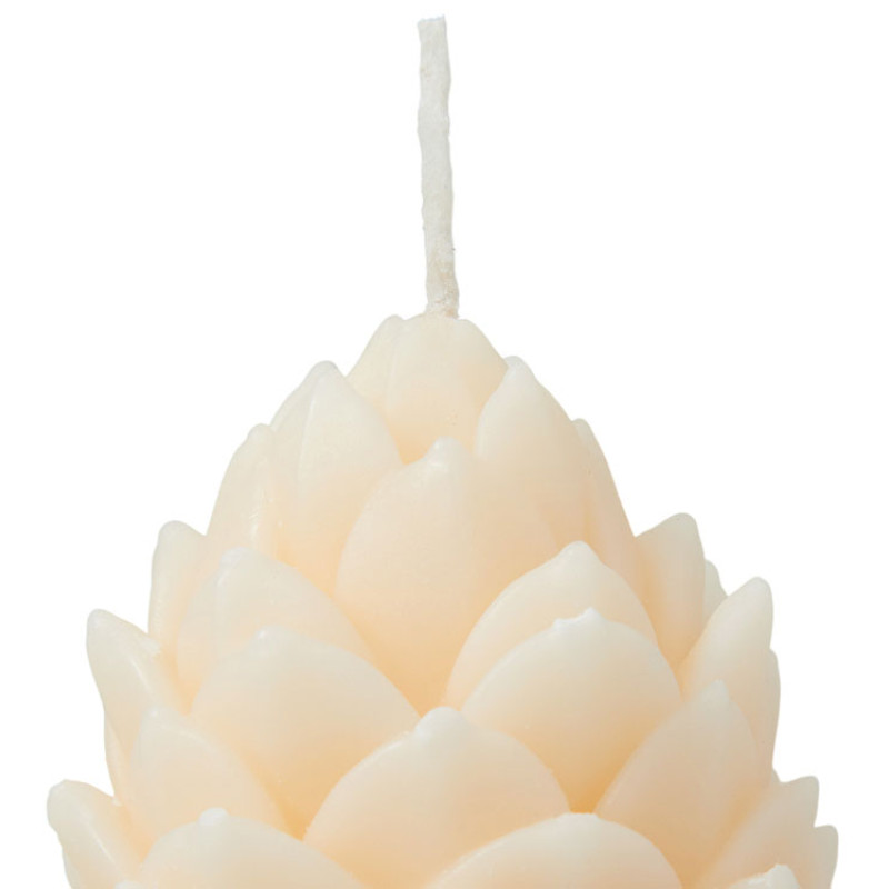Свеча "Шишка", молочный
