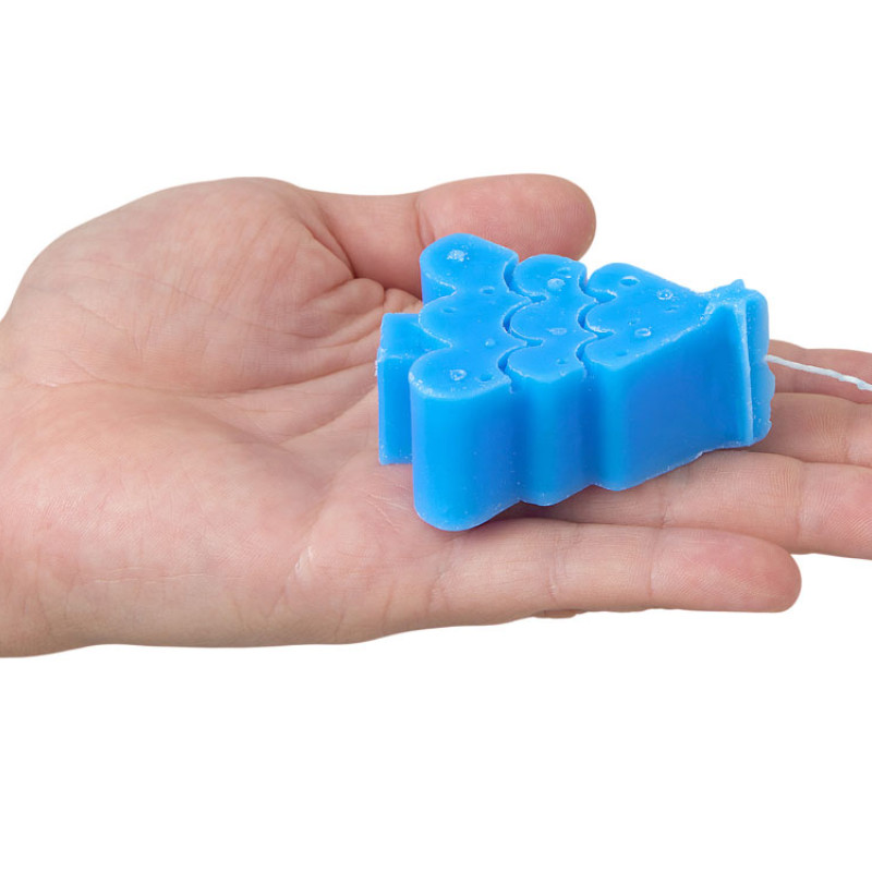 Свеча "Елочка", синий