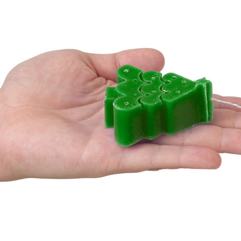 Свеча "Елочка", зеленый