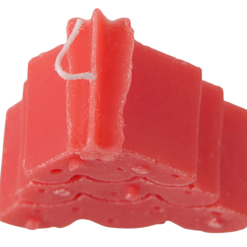 Свеча "Елочка", красный