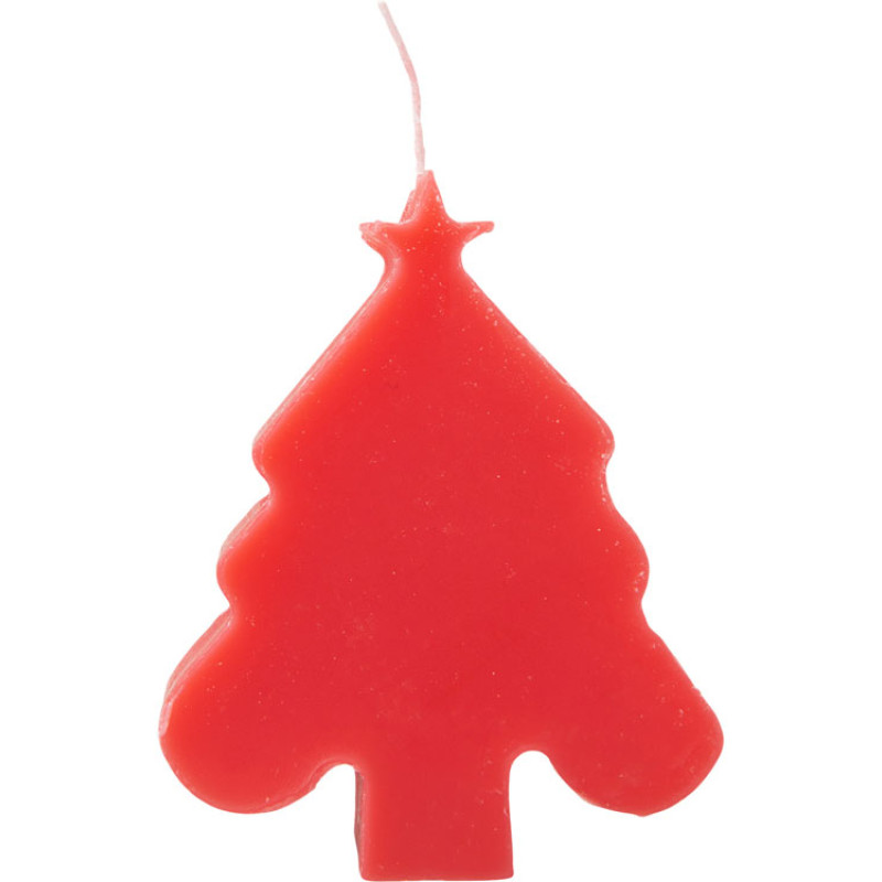 Свеча "Елочка", красный