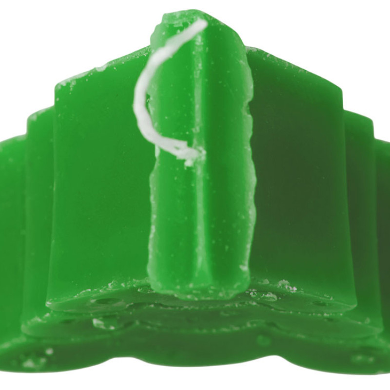 Свеча "Елочка", зеленый