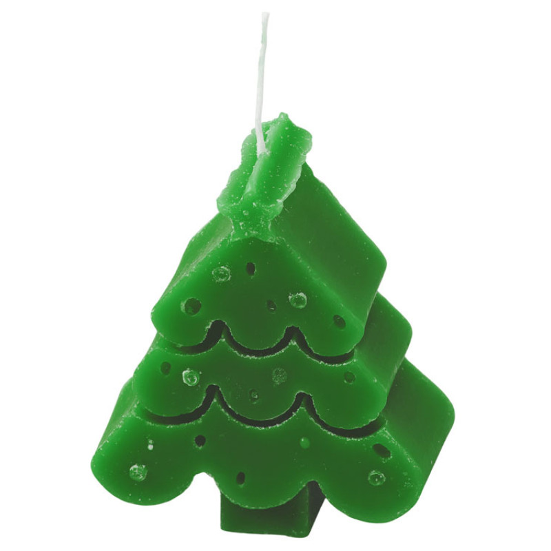 Свеча "Елочка", зеленый
