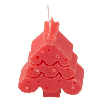 Свеча "Елочка", красный