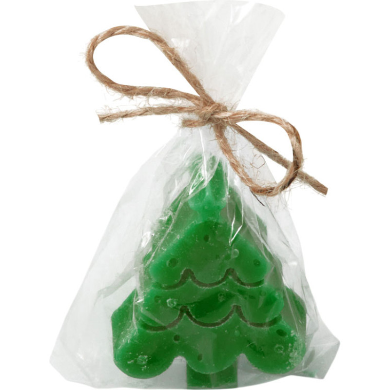 Свеча "Елочка", зеленый