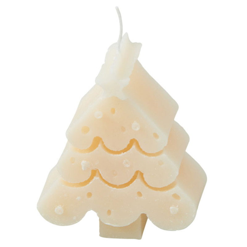 Свеча "Елочка", молочный