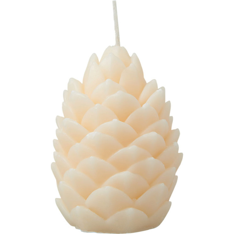 Свеча "Шишка", молочный