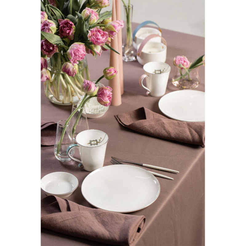 Свеча Valerie Concept с крышкой CNDL 5 PINK, белый/розовый (Р)