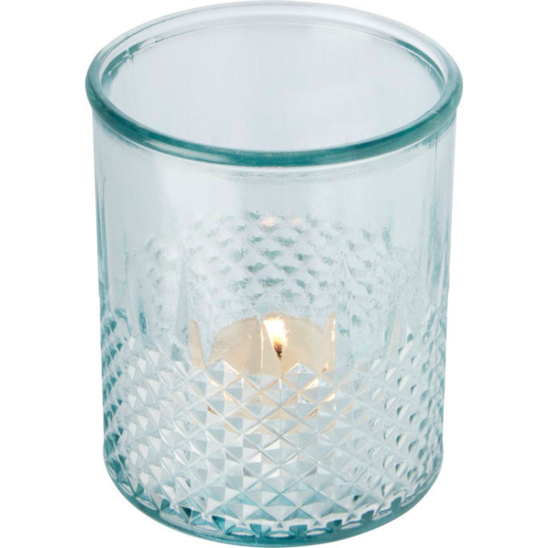 Подставка для чайной свечи из переработанного стекла Estrel, прозрачный