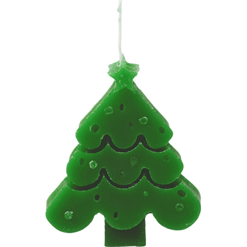 Свеча "Елочка", зеленый